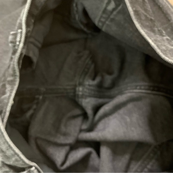 Abercrombie & fitch womens charcoal the 90s baggy low rise button fly jeans 10 - Picture 10 of 10